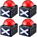 Miniatyrbillede 1 af 5: RY-4 st Spilbuzzer, Spilbuzzer Alarm Lyd Spilknap med Enkel Trivia Quiz Got Talent Buzzer Spil{f78}