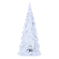 Miniatyrbilde 2 av 5: 4 stk LED-lysende juletre, mini akryl juletre lysdekorasjon for hjemfestdekor