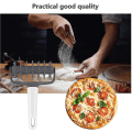 Miniatyrbilde 5 av 5: Pizza Pin Roller Deig Punch Plast Brød Pin Hvit Med Solid Håndtak For Skorpe Kjeks Kake Dekorering Hjemmelaget Matlagingsverktøy