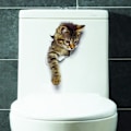 Miniatyrbild 3 av 5: 3 st 3D väggdekaler för katt, väggdekaler i kombination