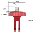 Miniatyrbilde 2 av 5: Kamera Stativadapter, Aluminiumlegering Stativfesteadapter, Profesjonelt Videokamera Tilbehør (Rød)