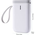Miniatyrbillede 2 af 5: Bærbar Etiketprinter, Mini Etiketprinter, Termisk Etiketprinter Navn Pris Sticker Printer Lommestørrelse Bt Trådløs Forbindelse Med App Til Hjemmekontor S