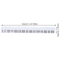 Miniatyrbillede 3 af 3: 88 Tasters Klaver Klaverfinger Simuleringsøvelsesguide Undervisningshjælp Notentabel 122X14cm 122X14cm