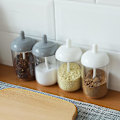 Miniatyrbild 4 av 5: 1 st Kryddställ i plast Kryddburkar Kryddströare Saltströare Behållare Pepparströare med sked