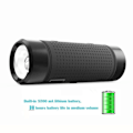 Miniatyrbild 2 av 5: 5200mah Trådlös Bluetooth-högtalare för utomhus Vattentät Kolonn Cykel Bärbar Musik Bas Högtalare LED-lampa Power Bank