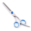 Miniatyrbillede 3 af 5: Hårklippesaks og tyndingssaks, Professionelle rustfrit stål barbersaks med skarpe blade, Ergonomiske frisørsaks