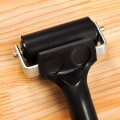 Miniatyrbillede 4 af 5: Limrulle Blød Blækapplikator Til Trykning Tapet Blæk Maling Blok Stempling (1 stk., Sort)