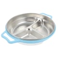 Pikkukuva 1 / 3: 1 kpl Ruostumattomasta Teräksestä Valmistettu Lasten Lounaslautanen Ruokalautanen Kotitalouden Ruokavarastointilautanen Sininen 22.7X18.7X4.5CM Blue 22.7X18.7X4.5CM