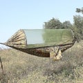 Miniatyrbillede 2 af 4: Camping Hængekøje Med Net Kompatibel Med Vandreture Camping Sort