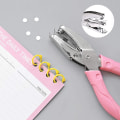 Miniatyrbilde 3 av 5: Håndholdt Hullmaskin, Metall Papirhullmaskin Enkel Hulltang Med Mykt Grep, Kapasitet for Flere Ark Hull Papirhullmaskin For Hjemmekontor Skole Diy C