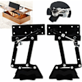 Miniatyrbild 1 av 5: KaffeBordsgångjärn Lyft Upp Fjäder KaffeBord Fjädergångjärn 1 Par 50kg/100lb Multifunktionell Luftfjäder Lyft KaffeBord Lyft Ram för Bord