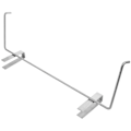 Pikkukuva 2 / 3: Mehiläispesän Kehysten Pidike Ruostumaton Teräs Mehiläishoidon Kehysten Nosto Tukikehys Mehiläishoidon Tarvikkeet Työkalut Silver 17X46CM