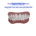 Miniatyrbilde 4 av 5: 2 stk. Instant Smile Comfort Fit Flex Teeth - Øvre og nedre matchende sett, naturlig nyanse! Fiks smilet ditt hjemme på minutter!