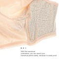 Miniatyrbillede 4 af 4: Kvinders Menstruationsunderbukser Lækagesikre Periodebukser Menstruationsunderbukser Hudfarvet XL Color of skin XL