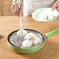 Miniatyrbillede 4 af 5: Dampkogerholder, dampstativ i rustfrit stål, rund dampbakke, køleristindsats med støttefødder til gryder, pander og slow cookere