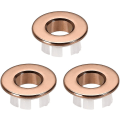 Miniatyrbillede 1 af 4: Vask Overløbsdæksler Køkken Badeværelse Vask Overløbsring Bassin Trim Rose Guld Rose Gold