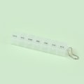 Miniatyrbild 1 av 5: Portabel Transparent Pillerlåda 7 Fack Dispenser Organizer Veckovis Pillerlåda Individuell Påminnelse Plast Pillerlådor