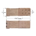 Miniatyrbillede 4 af 4: 6 stk. Komfortable BH-forlængere Elastisk Forlængelsesbeslag BH Forlænget Rem (2 Kroge, Abrikos)