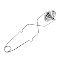 Miniatyrbillede 1 af 3: 1 stk Køkken Sigteværktøj Bage Sigteværktøj Melsigte Melsi - Sølv 23x6cm Silver 23x6cm