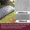 Miniatyrbilde 2 av 5: Camping Myggnett Seng Kompakt og Ultralett for Reise, Hull Mesh Netting for Camping og Fotturer, Uten Sovematte