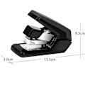 Miniatyrbilde 2 av 5: Stiftemaskin for skrivebord, kraftig stiftemaskin, 40-arks kapasitet, én finger, enkel