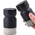 Miniatyrbillede 1 af 5: Glas Salt- og Peberkværnsæt med Justerbare Hældehuller - Salt- og Peberkværn i Rustfrit Stål - Bondegårds Salt- og Peberkværnsæt 1 stk. 1pc