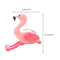 Miniatyrbild 3 av 3: Fylld Flamingo Leksak Mjuk Plysch Flamingo Fylld Djur Leksak Plysch Flamingo Dock 40x27cm 40x27cm
