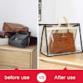 Miniatyrbild 3 av 5: Andningsbar dammskyddsbag, lufttät garderobsbag, skyddande förvaringsbag, transparent hängande bag, lufttät förvaringsbag, förvaringsbag, beige stor