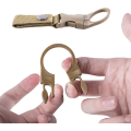 Miniatyrbillede 3 af 5: 4 stk. Vandflaske Hængende Spænde Klip Bærbar Flaske Ring Holder Karabiner Nylon Webbing Rem til Rygsæk Bælte Udendørs Vandreture C