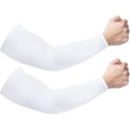 Miniatyrbillede 1 af 4: 2 Par Solbeskyttende Kølende Armsleeves til Mænd og Kvinder, UPF 50 Armsleeve Hvid White