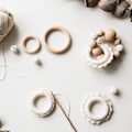 Miniatyrbild 3 av 4: 90 Träringar 15-55mm Loggfärgade Träringar; Obehandlade Trä Tumringar; DIY Handväska Spänne