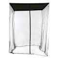 Miniatyrbillede 2 af 3: 1 stk. Svingende Hængekøje Myggenet Ultra Stor Lynlås Lukning Myggenet Sort 200x155cm Black 200x155cm