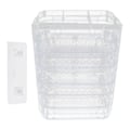 Pikkukuva 2 / 2: 1 kpl Monikerroksinen Vihannessäilytysteline Seinäkiinnitys Hotpot Ruokailuteline Läpinäkyvä 33.5X25.3 Transparent 33.5X25.3X19CM