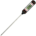 Miniatyrbild 5 av 5: Kökstermometer Kötttermometer Ultra - Lång Omedelbar Avläsning Sonda Med C / F Knapp - Grill, Grill, Biff, Godis, Mjölk, Vatten