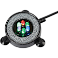 Miniatyrbillede 1 af 5: Nedsænkbar Akvarium Boblelampe, Automatisk Farveskiftende Luftboblelys, 6 LED Belysningsdekoration Farverigt Lys Med Luftboble (5,5 cm, 1,2 W)