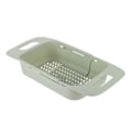 Miniatyrbillede 1 af 2: Foldbar Opvaskestativ Køkken Opvaskestativ Vaskeskål Rustfrit Stål Plade Tørrestativ Grøn3 Green 37.5x18.5x8cm