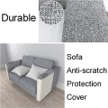 Miniatyrbilde 4 av 5: Katt-ripesmatte Sofa Armlening Beskyttelse Ripestolpe for Sisal Kattklør Armlening Beskyttelse - Venstre Side 60x50cm