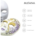 Pikkukuva 5 / 5: Matana - 10 Valkoista Jäykkää Paperinaamiota Taiteeseen ja Askarteluun - Unisex DIY Puku Halloweenjuhlat_ryy