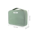 Miniatyrbillede 3 af 3: Rejsetoiletartikler Sygepleje Lomme Organizer Bærbar Rejsetaske Organizer Pung Grøn 23x16x5cm Green 23x16x5cm
