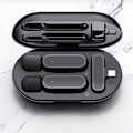 Miniatyrbillede 1 af 5: Trådløs Lavalier Mikrofon med Opladningsetui Professionel Trådløs Mikrofon Støjreduktion Plug-and-Play Klip på Trådløs Mic til Live Stream, Vlog