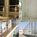 Miniatyrbillede 5 af 5: 6 stk. Glasklemmer, 68mm S Størrelse 304 Rustfrit Stål Glasholder, Justerbar Glasstøtte Rygstøtte, Til Balustrade Trappe Gelænder