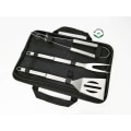Miniatyrbilde 2 av 4: 3 stk. Grillverktøysett i rustfritt stål for piknik, camping, reise, matlaging og grilling