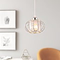 Miniatyrbilde 3 av 5: Hengende Krystall-Lysekrone, Flush Mount Taklampe, Jernbur, Hengelampe Armatur For Hjemmet, Gull Gold