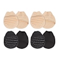 Miniatyrbillede 2 af 3: 4 Par Dame Sokker & Strømper Halve Sokker Kvinder Tå Dæk Forefoot Pude Pads Tå Topper Liner So 10x9cm