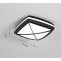Miniatyrbillede 1 af 5: Vandafvisende LED Loftlampe, LED Loftlampe IP65 til Stue, Badeværelse, Kontor, Udendørs Veranda og Mere (30w + Hvidt Lys B)