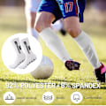 Miniatyrbillede 3 af 5: Antisklisportsstrømper Herre Dame Senior Skridsikre Tøfler Strømper Greb Træningsstrømper til Fodbold Basketball Gym Yoga Hvid