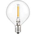 Miniatyrbillede 3 af 5: /Ryi/G40 Pærer Erstatning G40 Wolframpære 1W 220-240V Klar Globlampe E12 Sokkel, 25-pak, Varmgul (2200k) - RWSpecific Bulb42-