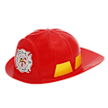 Pikkukuva 1 / 3: 27*22.5*10cm Lasten Simulointi Turvakypärä Leikki Hattu Koulutuslelu Luova Rakentaminen Hauska Gadget (punainen)Punainen1kpl Red 1pcs