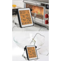 Miniatyrbillede 4 af 4: Intelligent dobbeltprobe alarm grill kødtermometer elektronisk køkken sukkertermometer