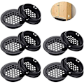 Miniatyrbillede 1 af 3: 10 stk. Runde Ventilationsgitter i Rustfrit Stål Ventilationsgitter i Rustfrit Stål Runde Ventilationsgitter i Rustfrit Stål 10 stk. Sort Ve